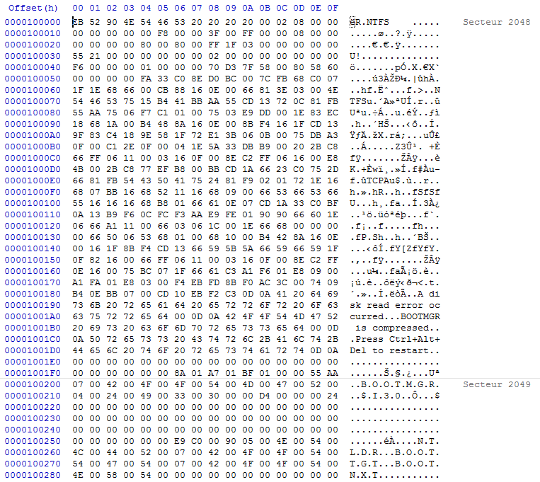 Volume Boot Record